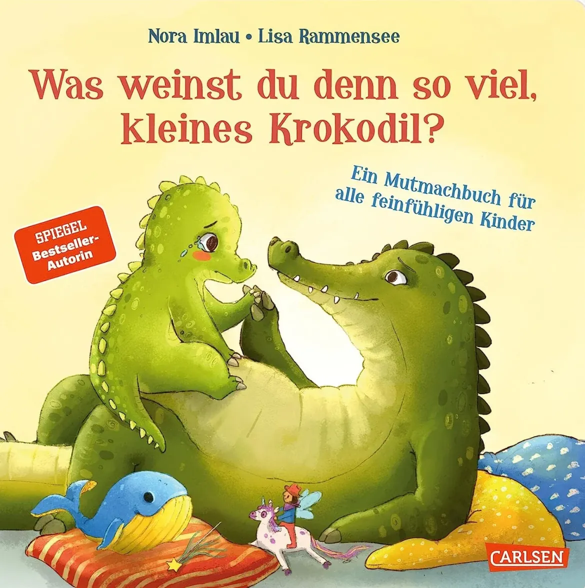 Was weinst du denn so viel, kleines Krokodil?