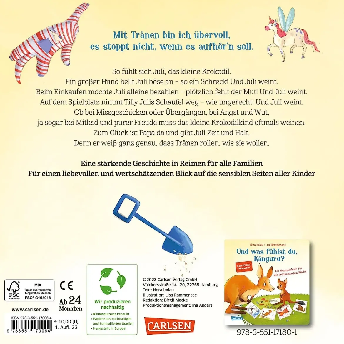 Was weinst du denn so viel, kleines Krokodil?