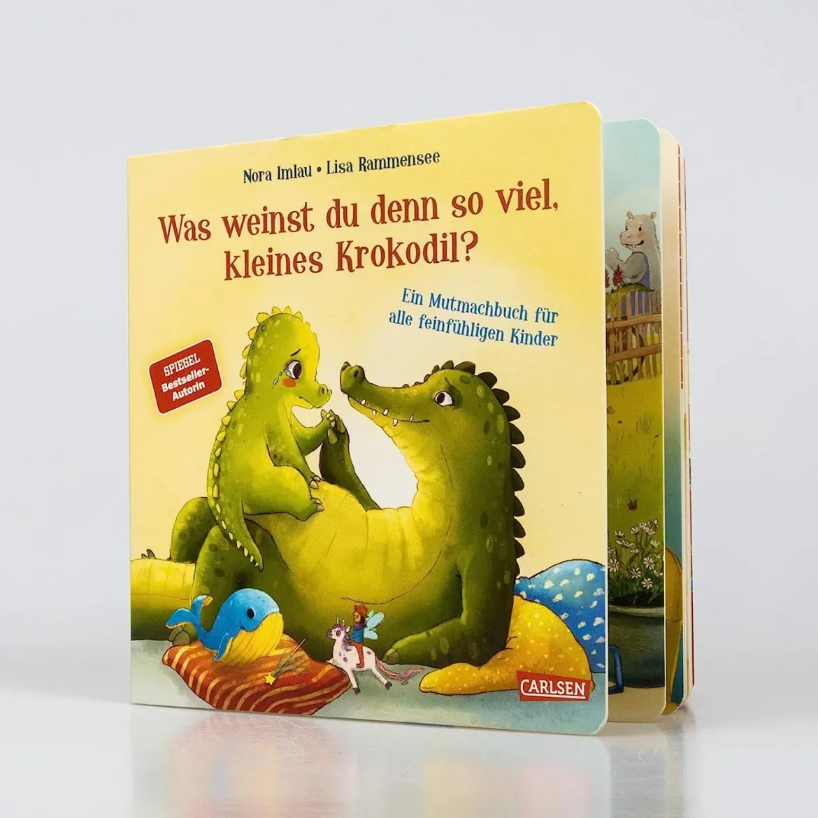 Was weinst du denn so viel, kleines Krokodil?