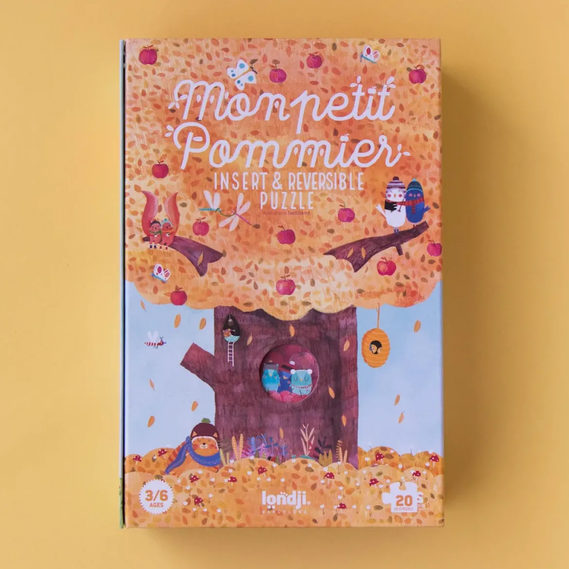 Wende-Puzzle Mon petit pommier | 20 Teile