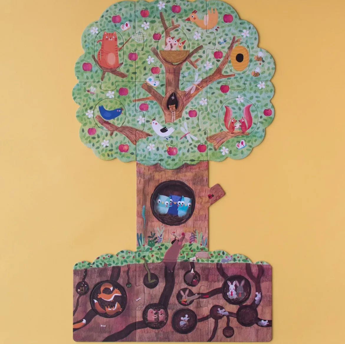 Wende-Puzzle Mon petit pommier | 20 Teile