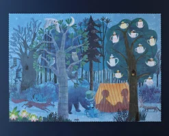 Wende-Puzzle Night & Day in the Forest | 54 Teile