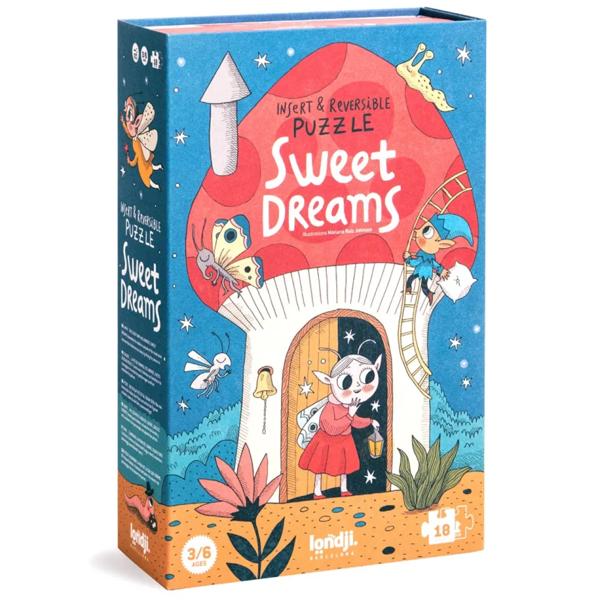 Wende-Puzzle Sweet Dreams | 18 Teile