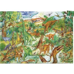 Wimmelpuzzle Dinosaurier | 100 Teile