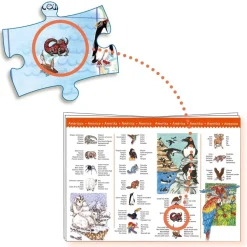 Wimmelpuzzle Tiere der Erde | 100 Teile
