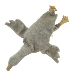 XL Kuscheltier & Wärmekissen | Große Gans grau