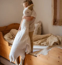 XXL Kuscheltier & Wärmekissen | XXL Gans weiß (120 cm)