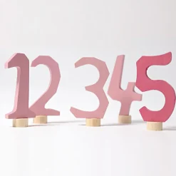 Zahlenstecker Set 1-5 | Rosa